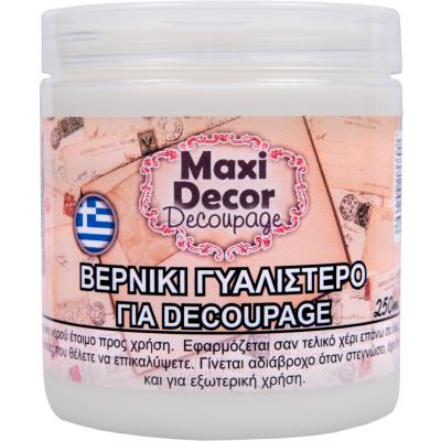 Βερνίκι Νερού Maxi Decor 250ml Γυαλιστερό_VD22002698